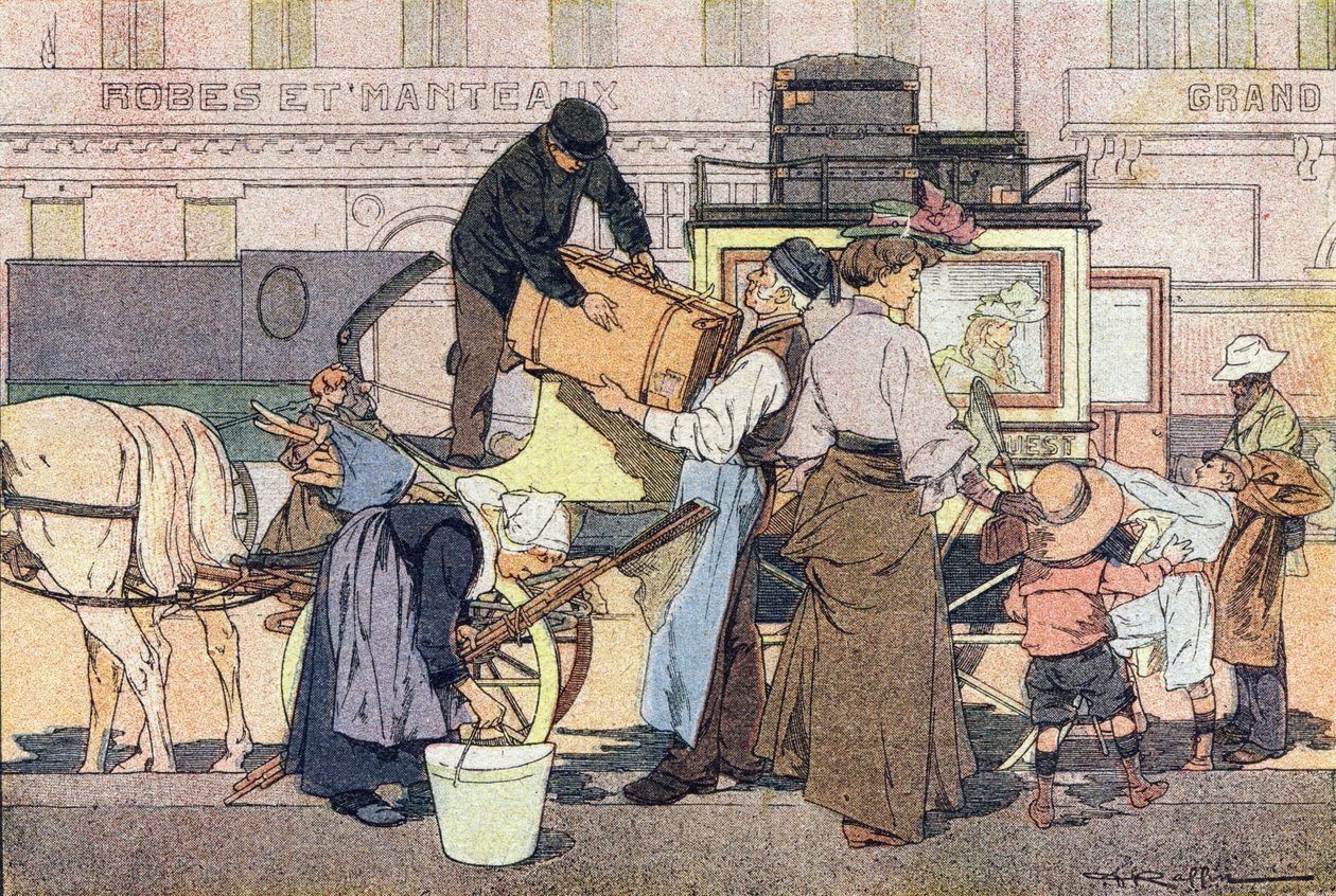 Departure to the Country, in Imagier de l