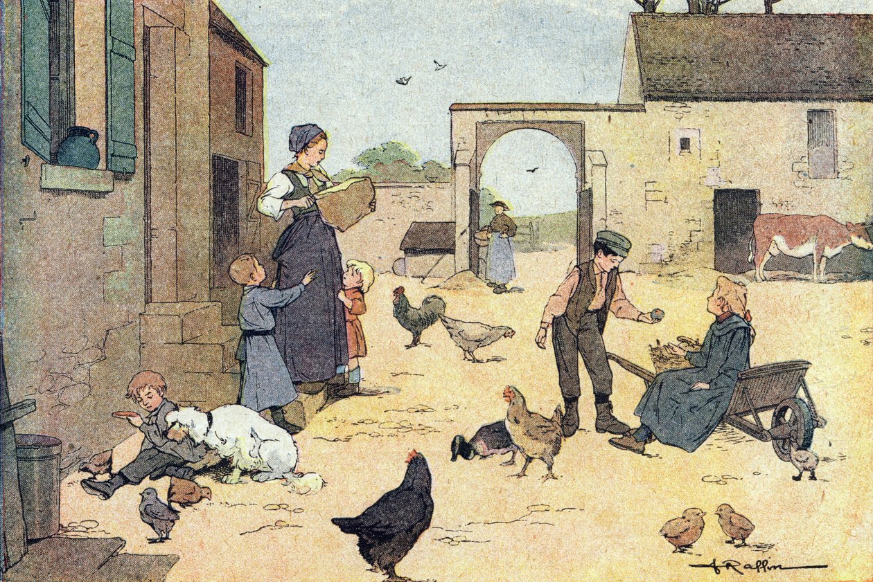 Tasting it in the Yard of the Farm, in Imagier de l