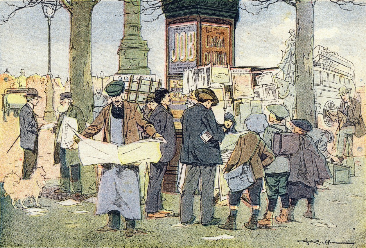 The Kiosk Has Newspapers, in Imagier de l