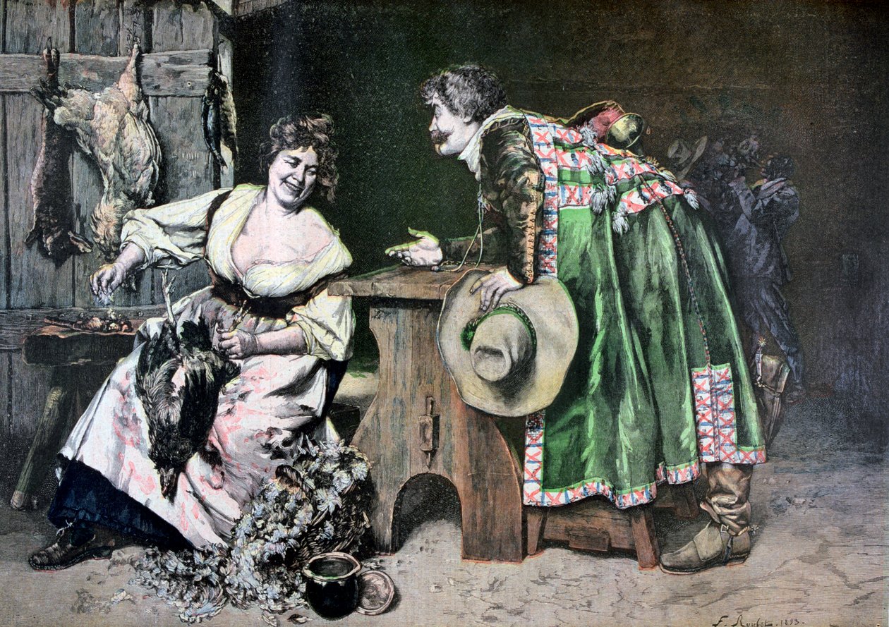 Gallant Remarks, 1893 by Ferdinand Roybet