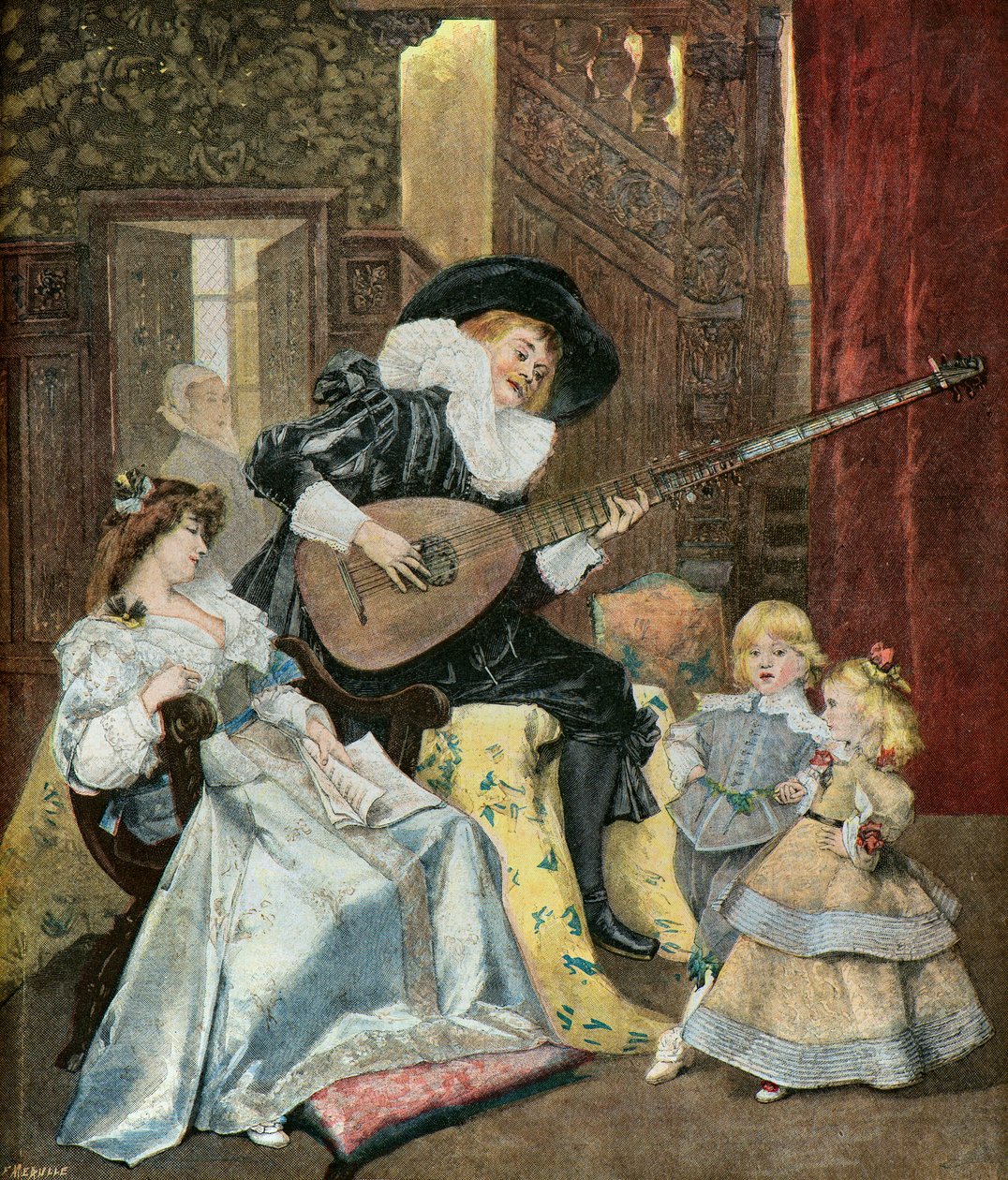 The Sarabande, 1895 by Ferdinand Roybet