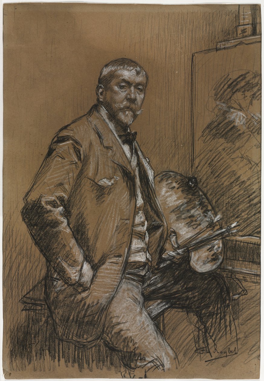 Self-Portrait (1800s-1900s) by Ferdinand Roybet
