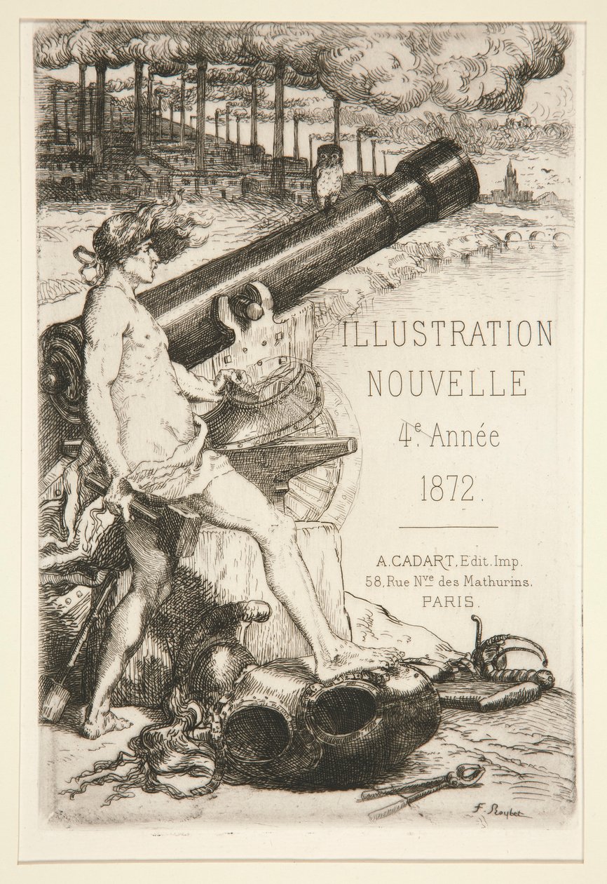 Title Page of Illustration Nouvelle by Ferdinand Roybet