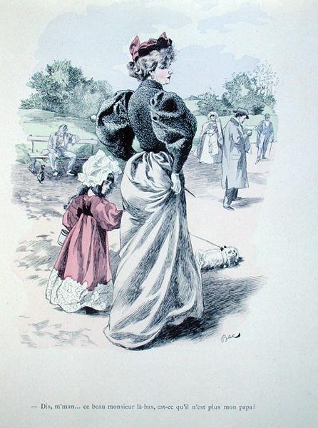 Mummy, is that man over there my father? by Ferdinand Sigismund Bac