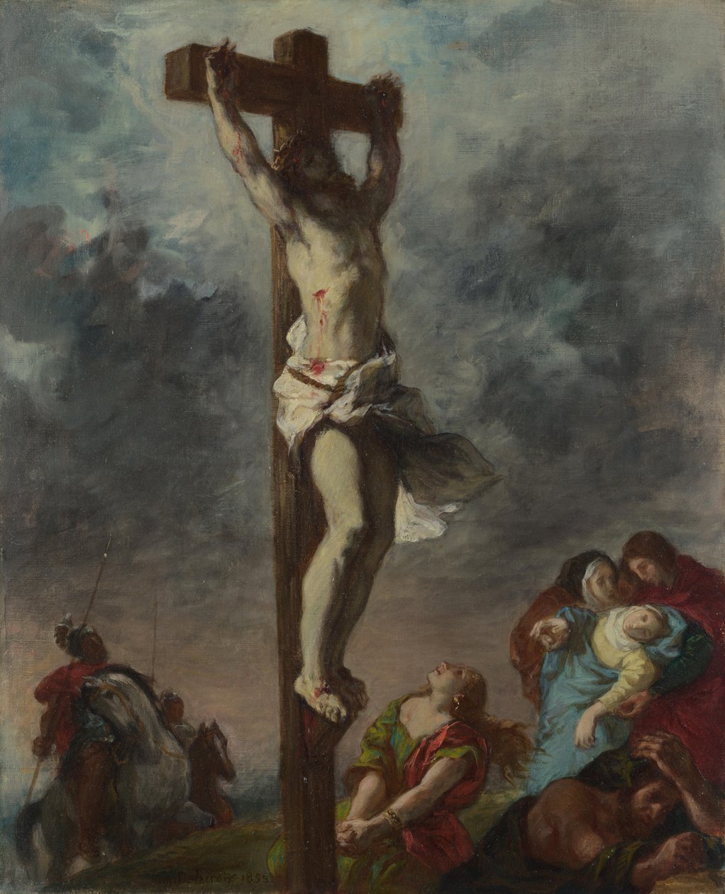 Christ on the Cross by Ferdinand Victor Eugene Delacroix