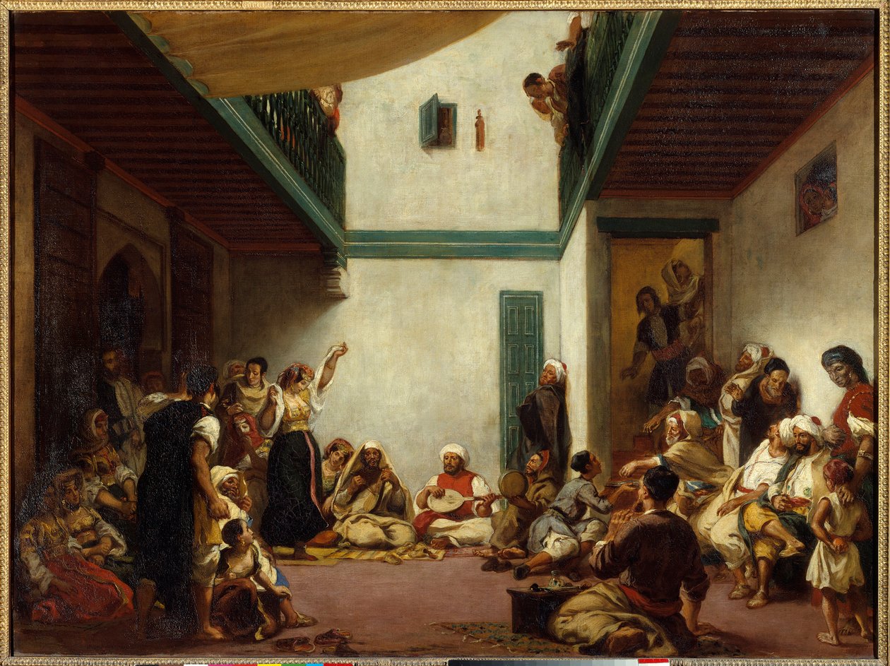 Jewish Wedding in Morocco by Ferdinand Victor Eugene Delacroix