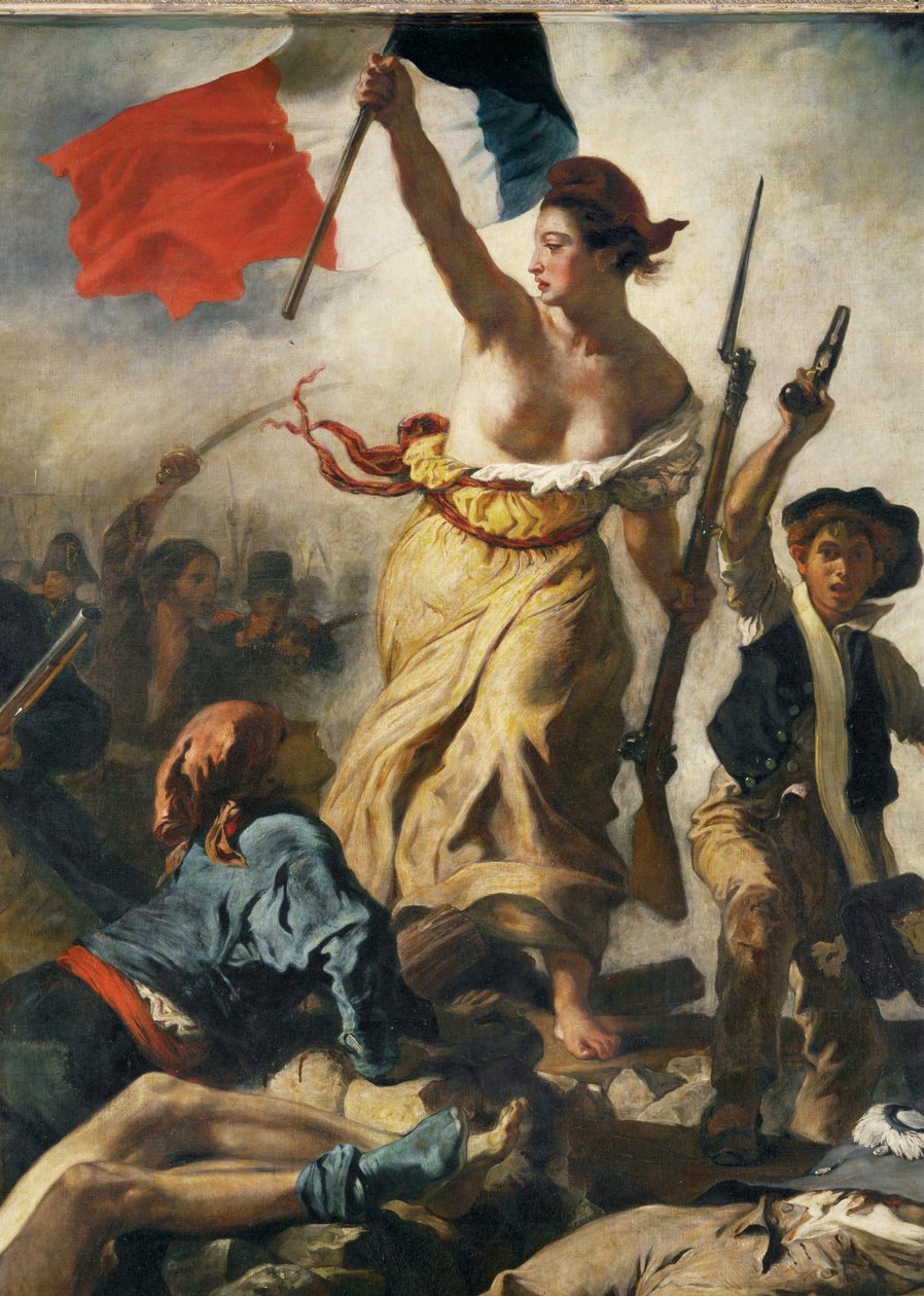 Liberty Guides the People by Ferdinand Victor Eugene Delacroix
