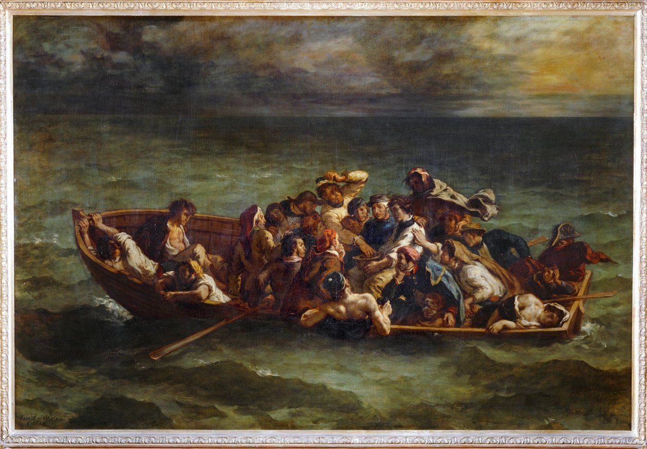 The Shipwreck of Don Juan by Ferdinand Victor Eugene Delacroix