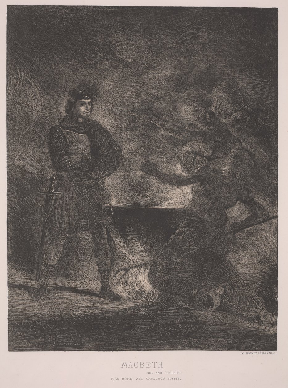 Macbeth by Ferdinand Victor Eugene Delacroix
