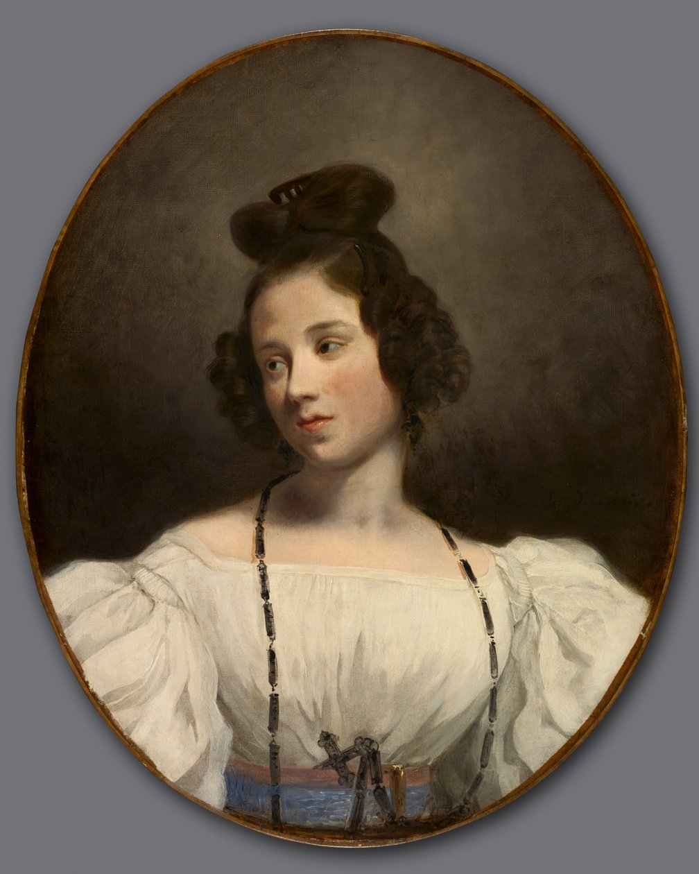 Mlle. Alexandrine-Julie de la Boutraye, c.1832-1834 by Ferdinand Victor Eugene Delacroix