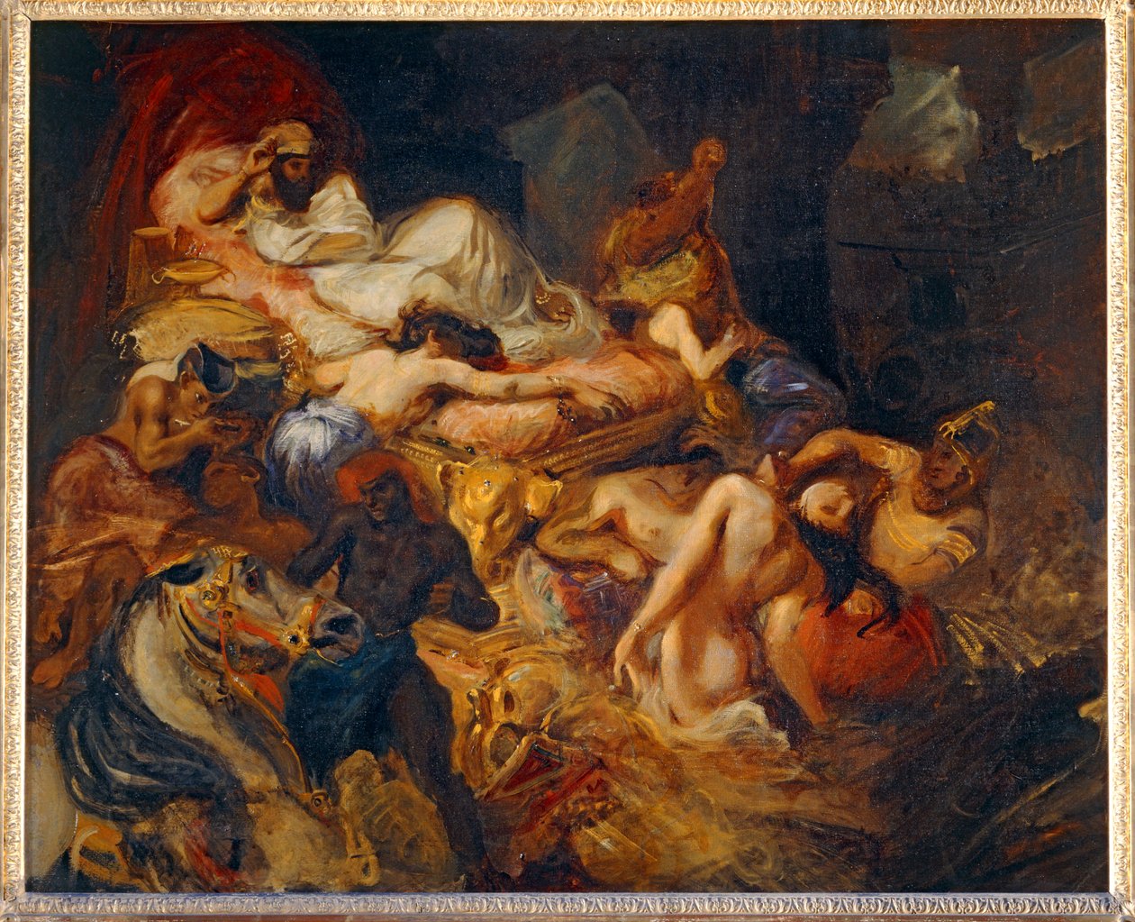 The Death of Sardanapalus, 1826-1827 by Ferdinand Victor Eugene Delacroix
