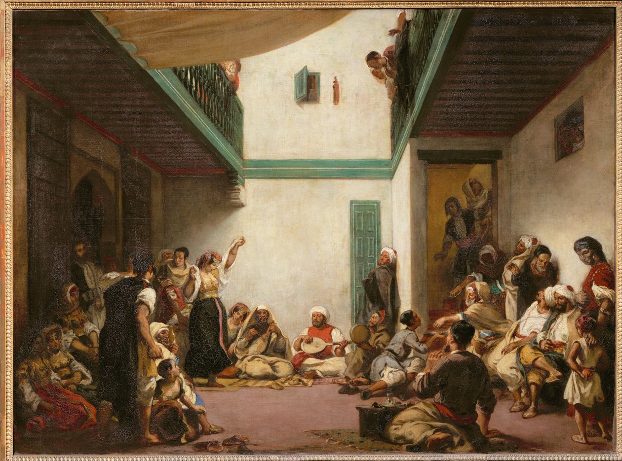 Jewish Wedding in Morocco by Ferdinand Victor Eugene Delacroix