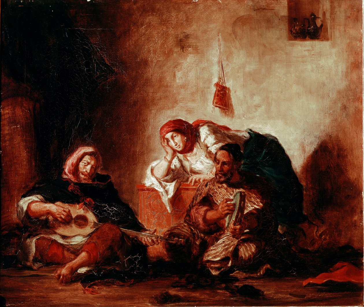 Jewish Musicians of Mogador, Morocco by Ferdinand Victor Eugene Delacroix