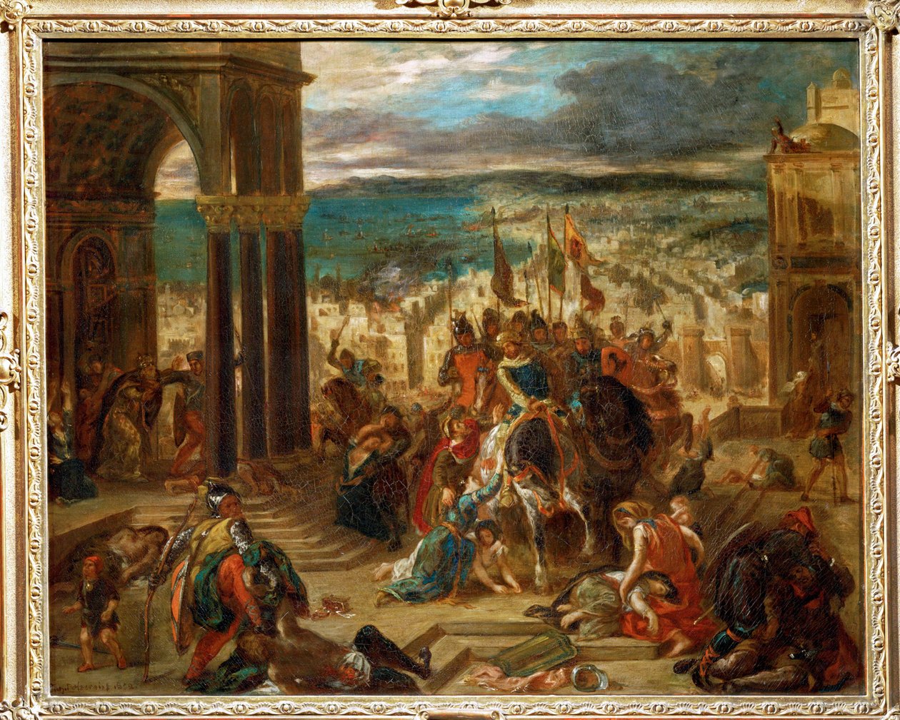 Constantinople Taken by the Crusaders by Ferdinand Victor Eugene Delacroix