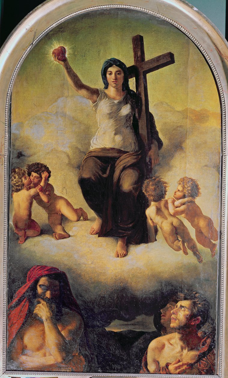 The Virgin of the Sacred Heart, 1821 by Ferdinand Victor Eugene Delacroix