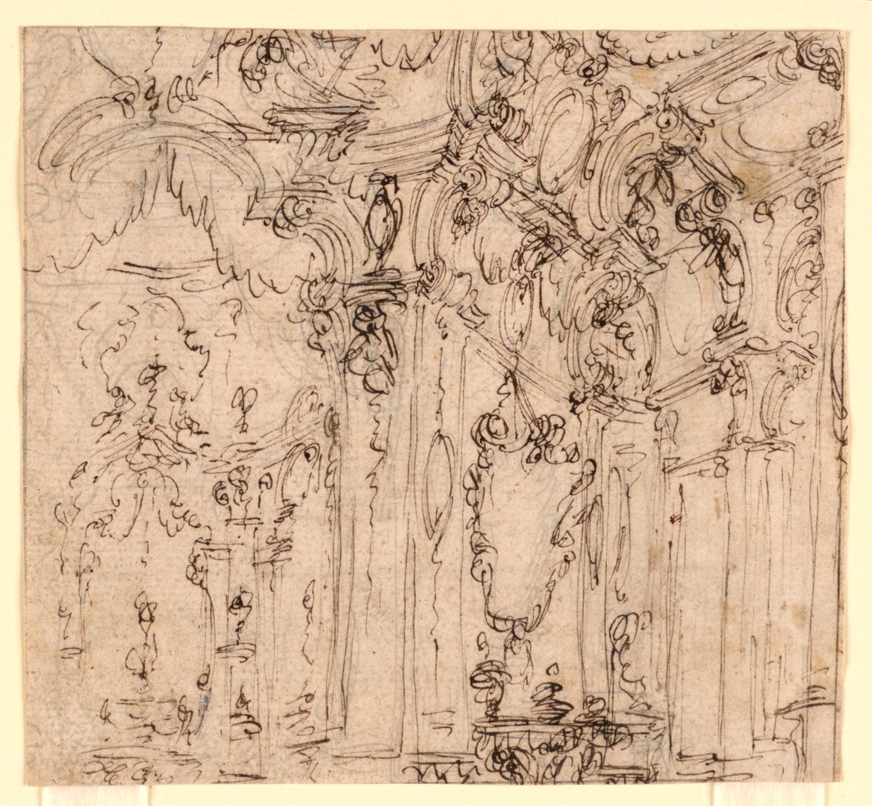 Stage Design: Hall in a Palace by Ferdinando Galli Bibiena