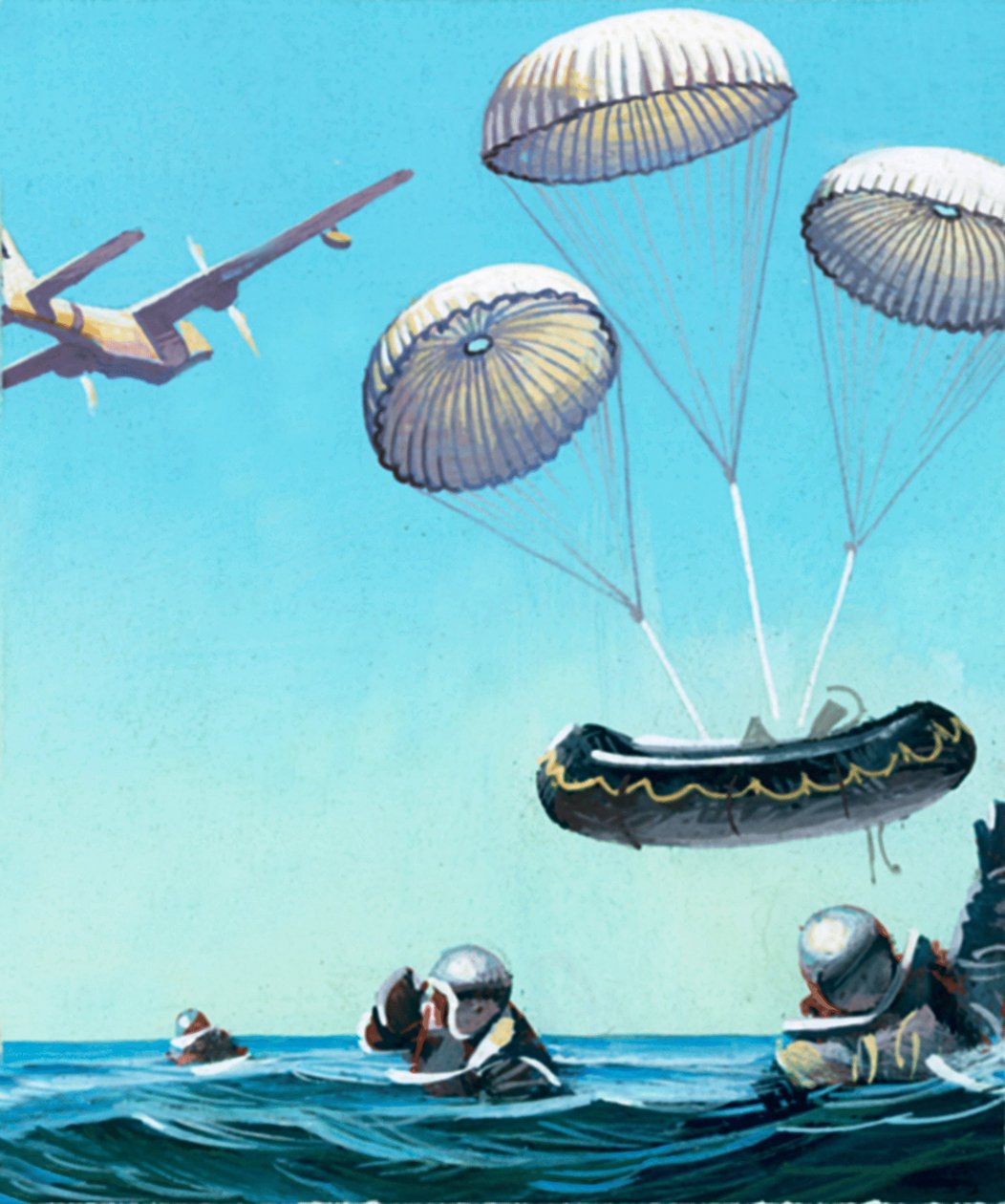 The Story of the Parachute: Sky-Divers of the Future by Ferdinando Tacconi