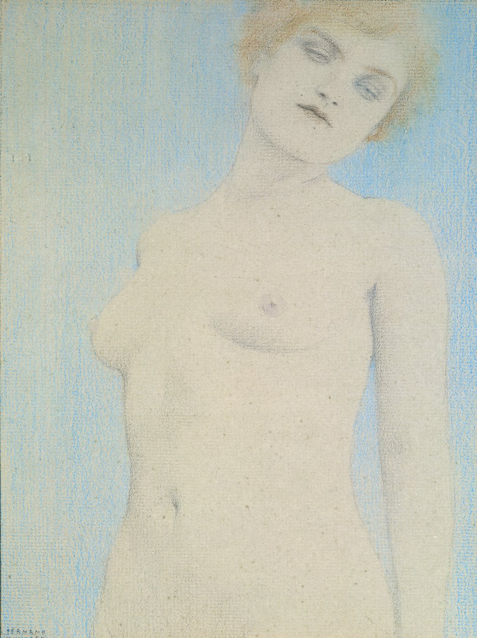 Female Nude by Fernand Khnopff