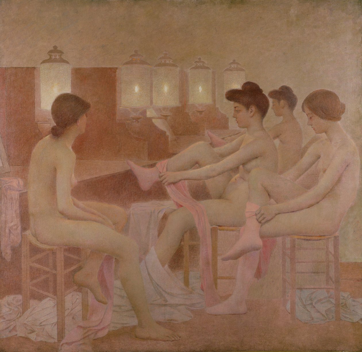 The Dancers by Fernand de Cordova Pelez