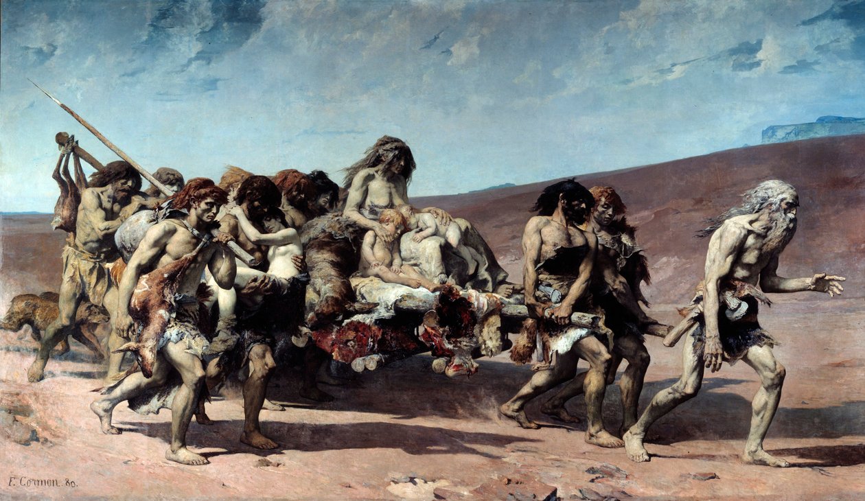 Cain (detail) by Fernand Cormon