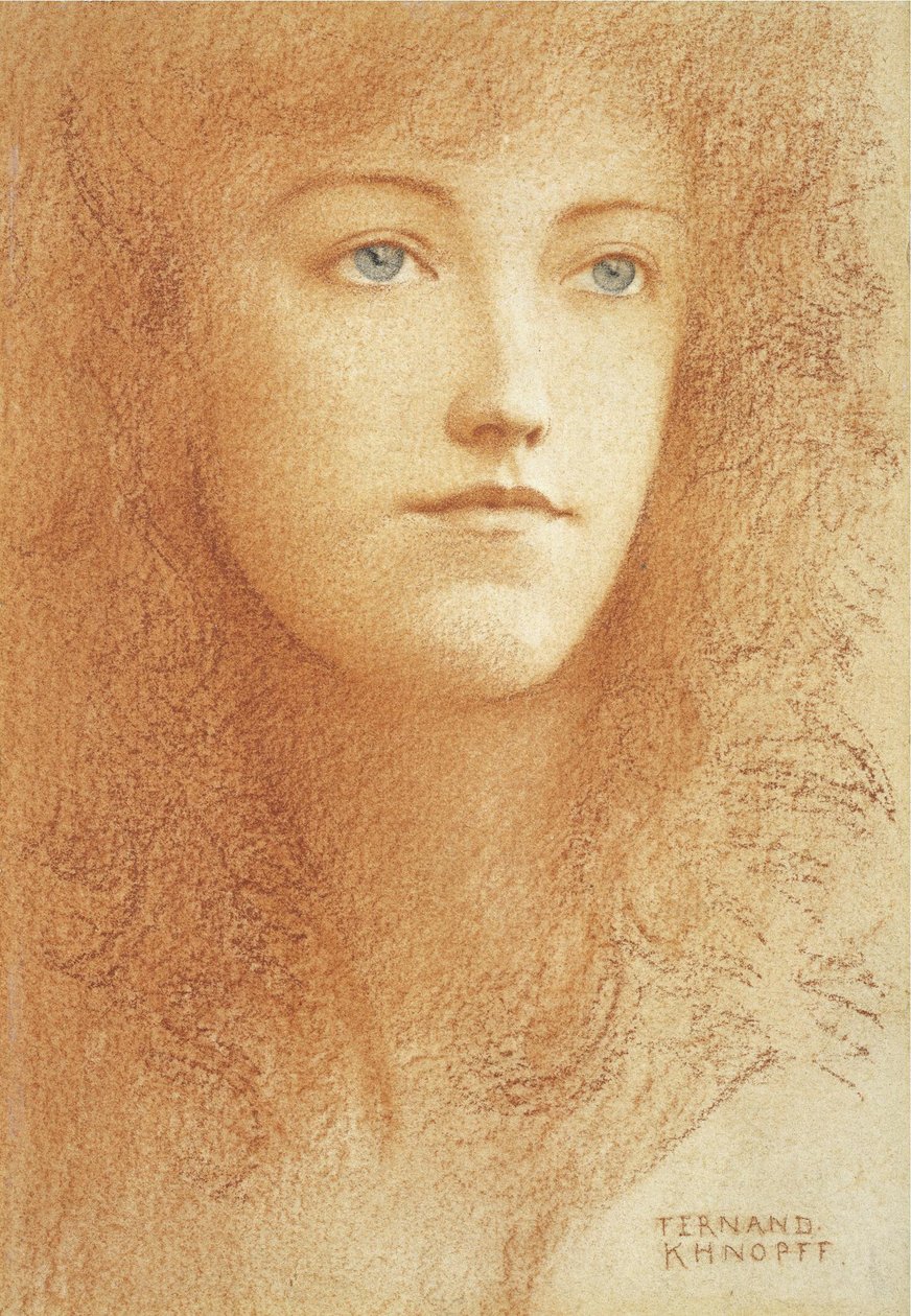 A Young Englishwoman by Fernand Khnopff