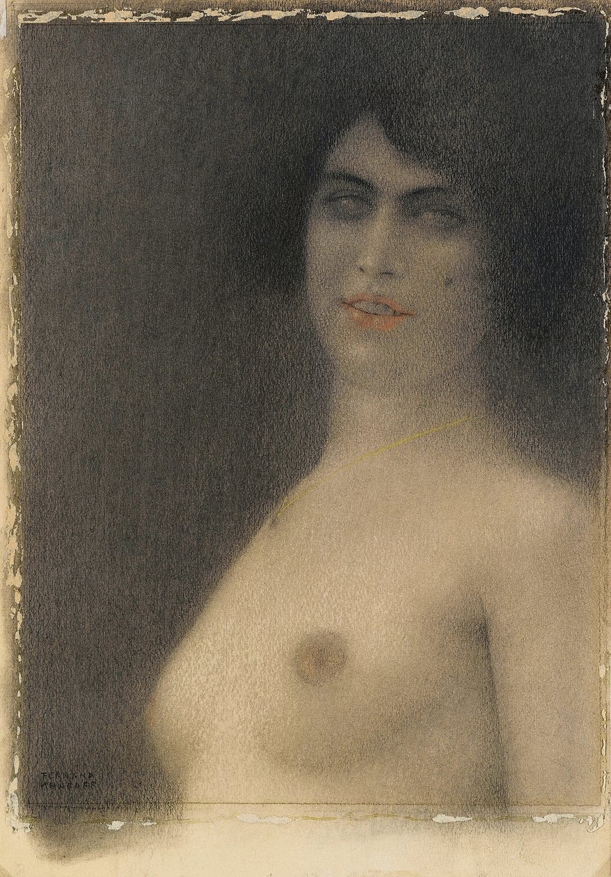 Black Hair, 1914 by Fernand Khnopff