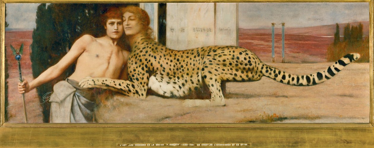 The Art / The Sphinx by Fernand Khnopff