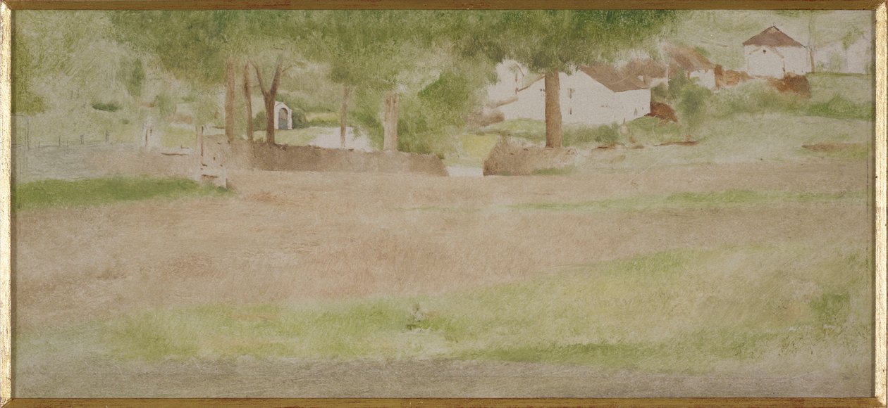 Landscape with Bridge at Fosset by Fernand Khnopff