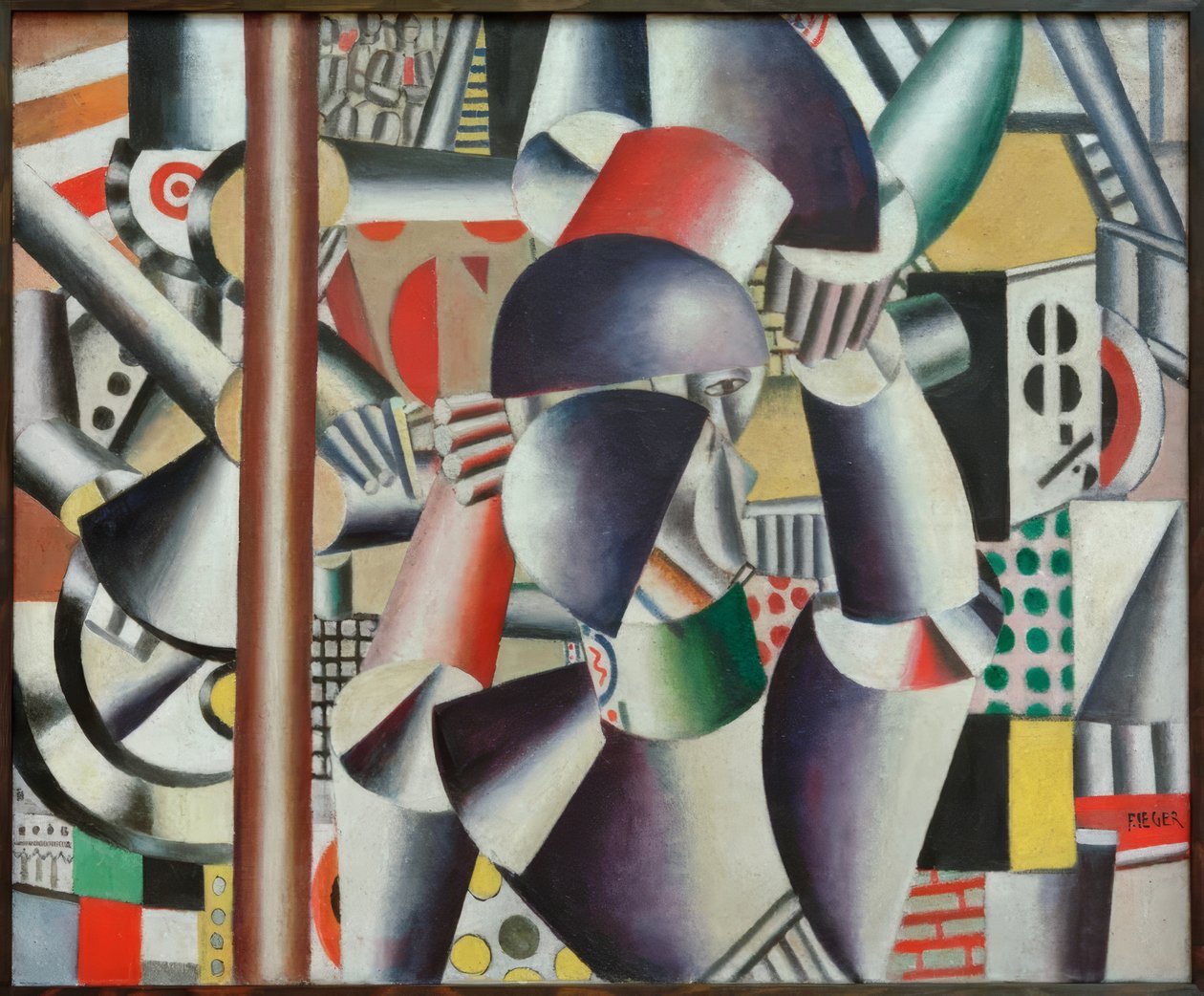 Acrobats in the Circus by Fernand Leger