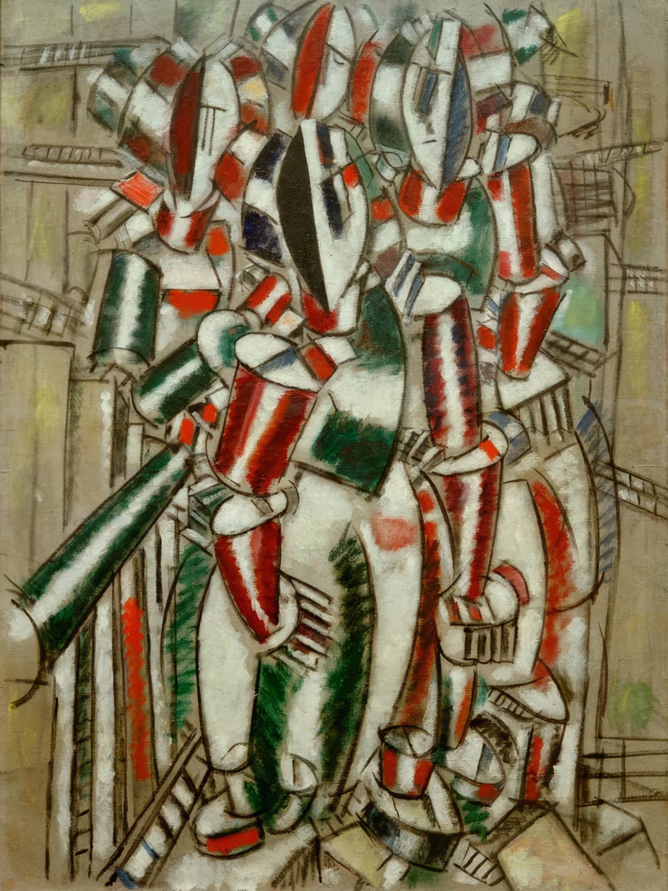 The Balcony by Fernand Leger