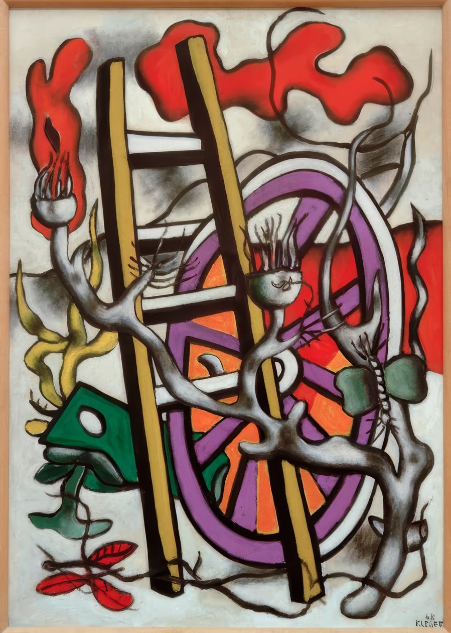 The Butterfly on the Wheel by Fernand Leger