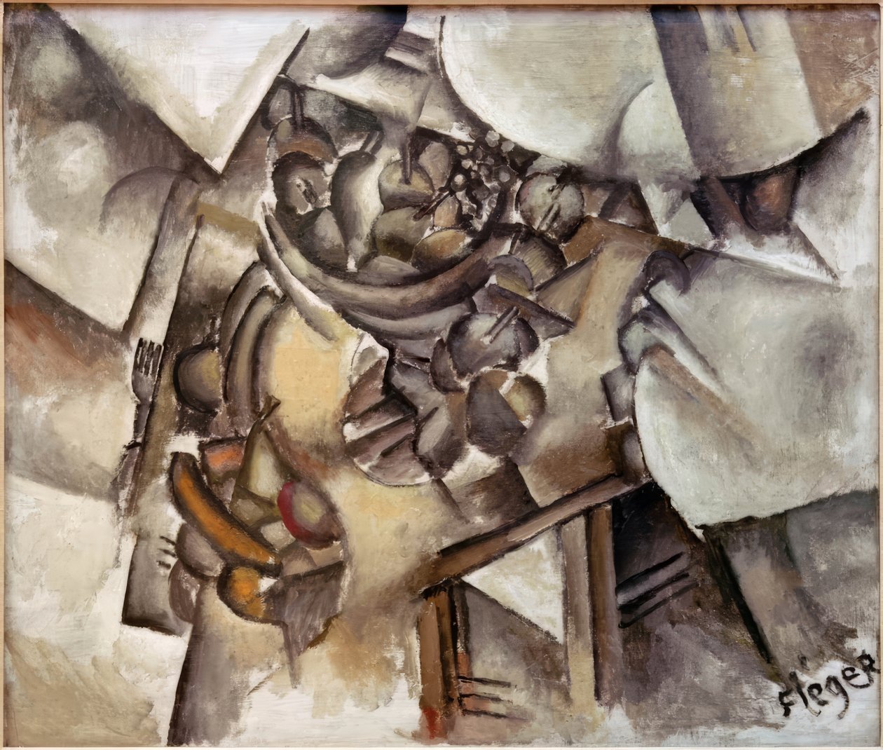 The Fruit Bowl on the Table by Fernand Leger