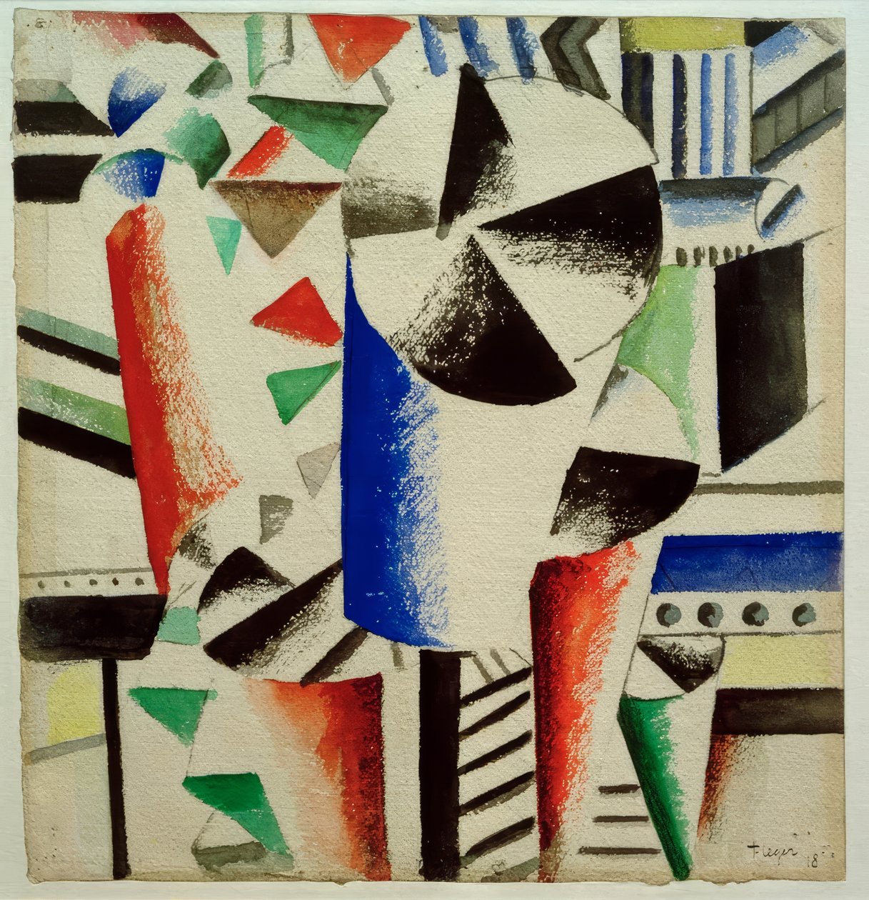 Colored Cylinders by Fernand Leger