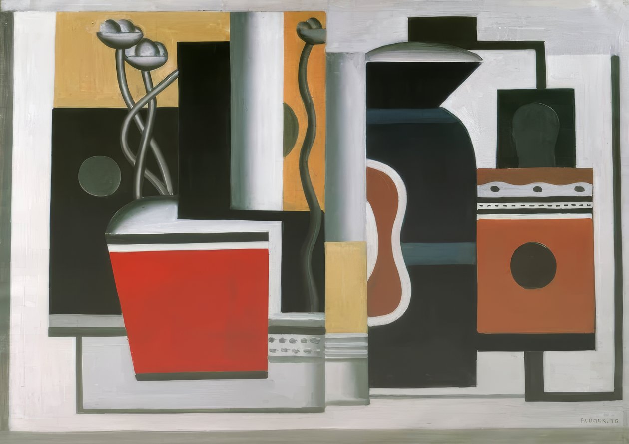 The Red Flowerpot, 1926 by Fernand Leger