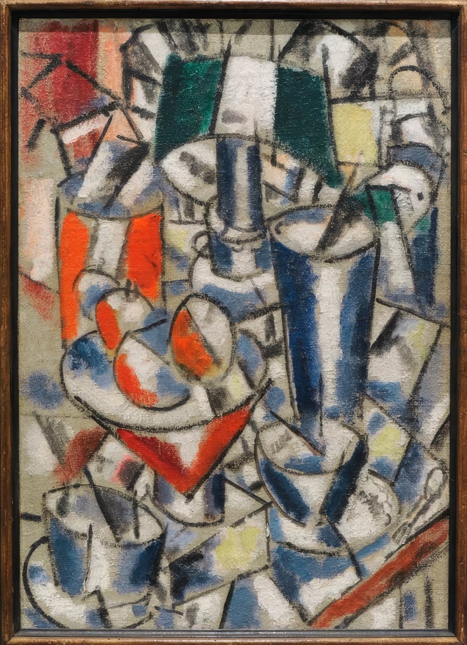 Still Life with Lamp by Fernand Leger