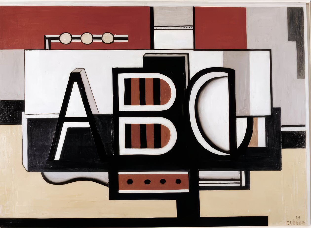 Still Life Abc by Fernand Leger