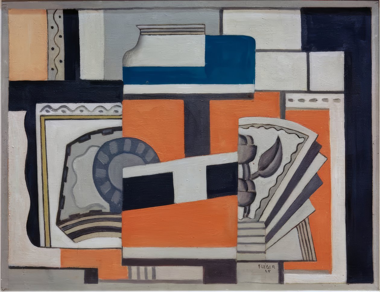 Still Life with Books by Fernand Leger