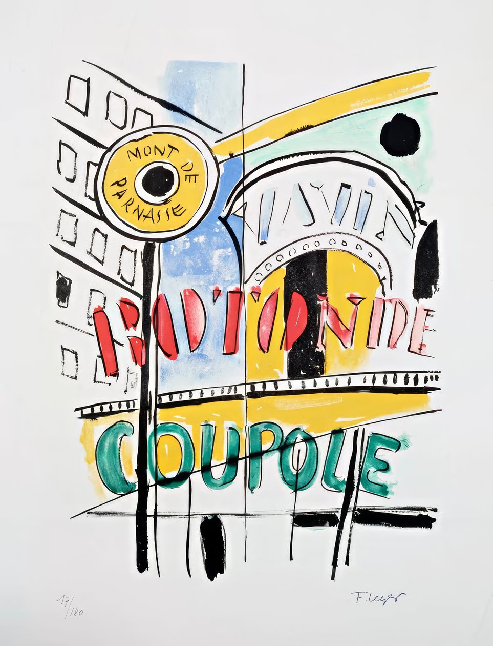 The City: Montparnasse by Fernand Leger