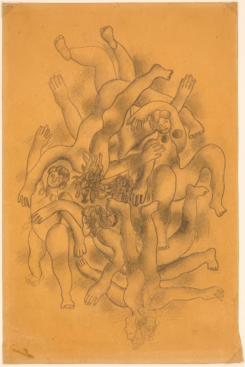 The Divers by Fernand Leger
