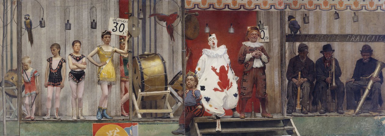 Grimaces and Misery - The Acrobats by Fernand Pelez