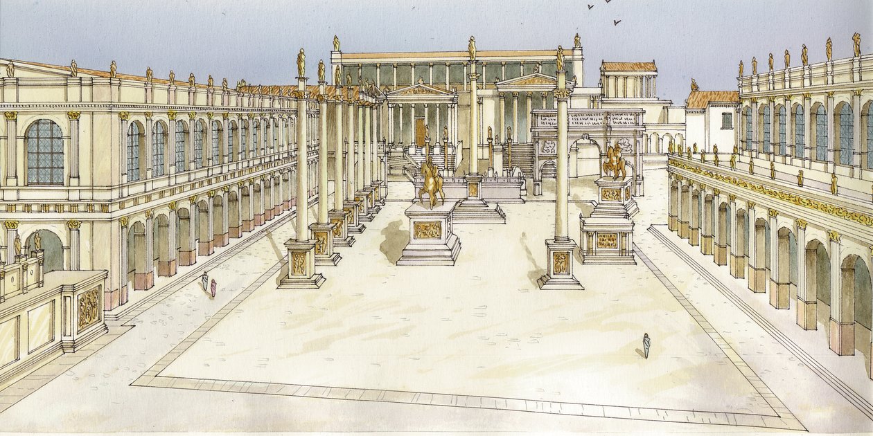 Imperial Forum. Rome by Fernando Aznar Cenamor