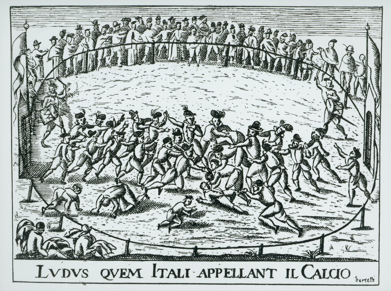 Italian Calcio Players by Fernando Bertelli