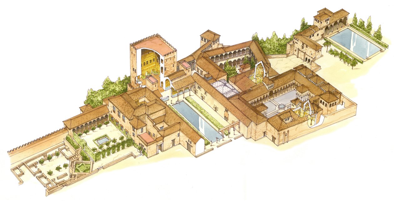 Alhambra, Granada, Spain. Royal Palaces by Fernando Aznar Cenamor
