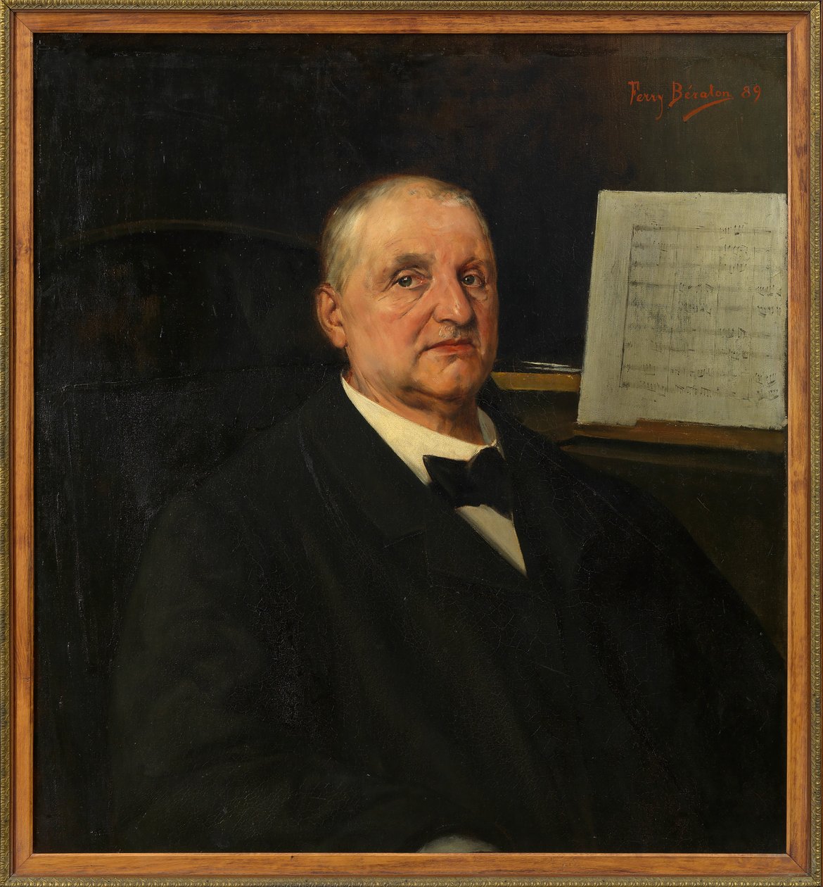 Portrait of Anton Bruckner 1824-1896, 1889.  by Ferry Bératon