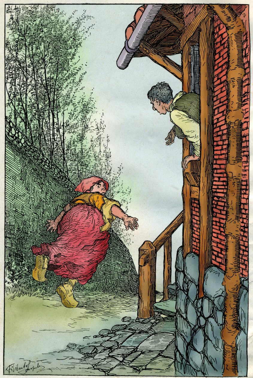 Illustration by Filiberto Scarpelli for the fable 