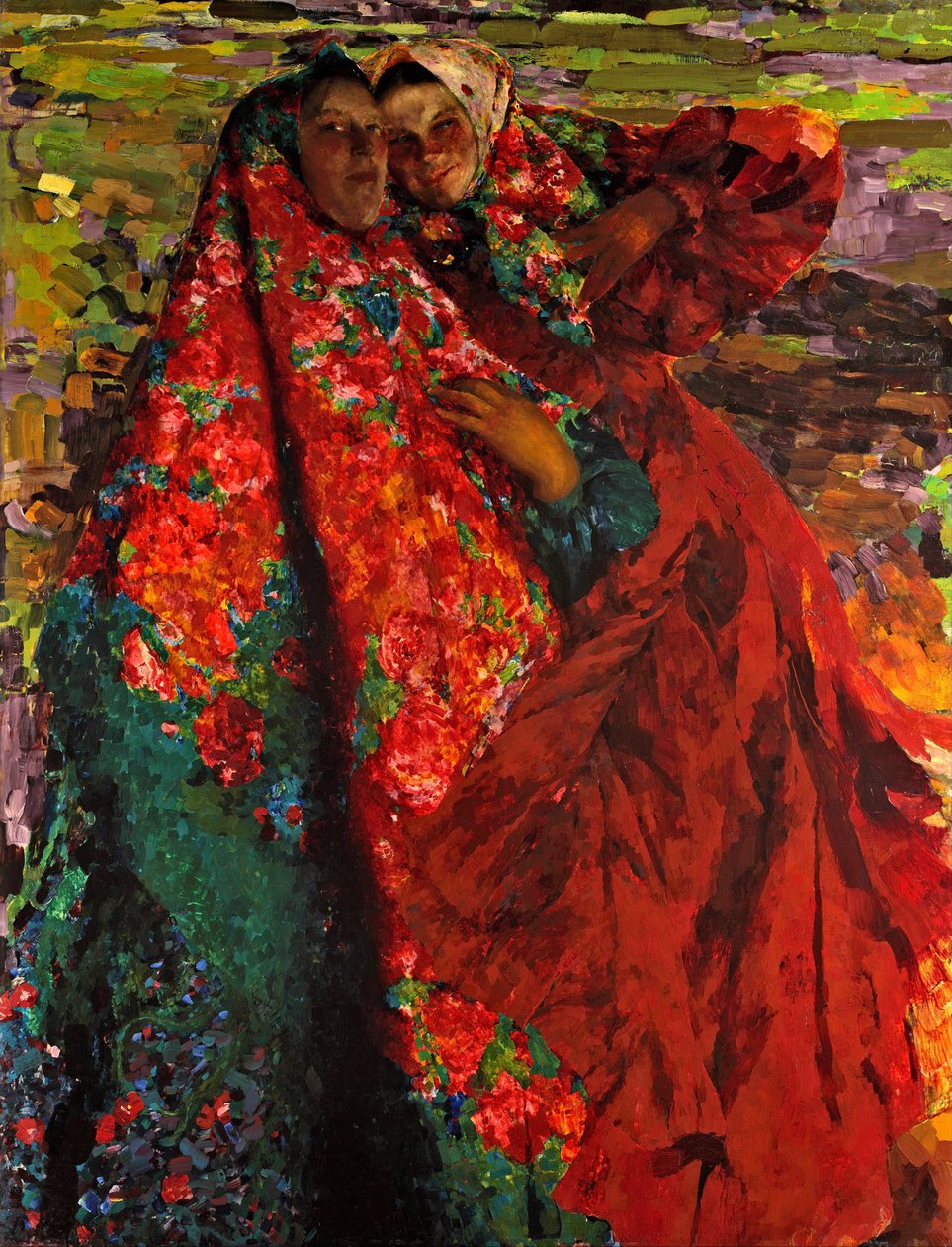 Peasant Women by Filipp Andreevic Maljavin