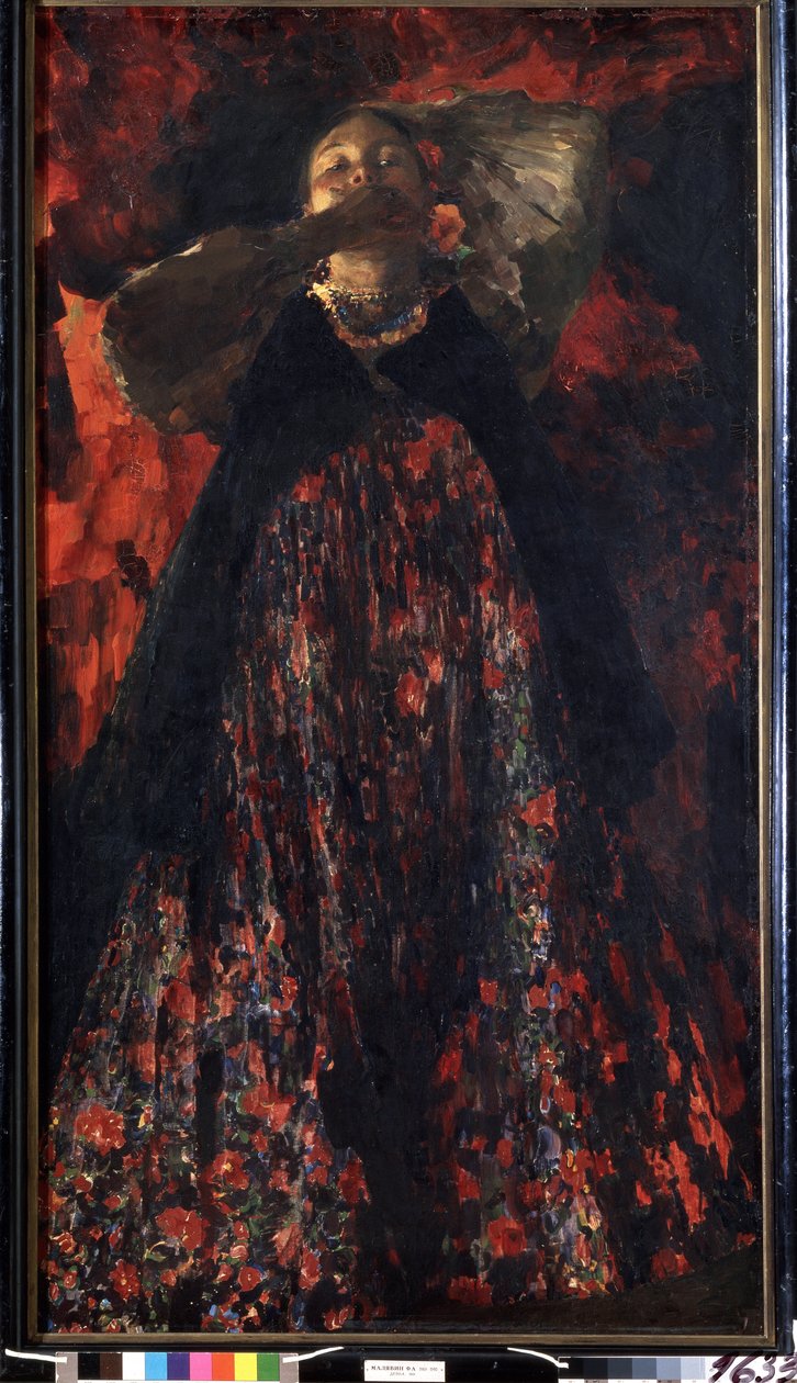 A Girl by Filipp Andreevich Maliavin