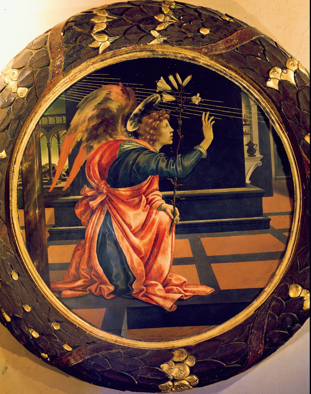 The Angel of the Annunciation, c.1483 by Filippino Lippi