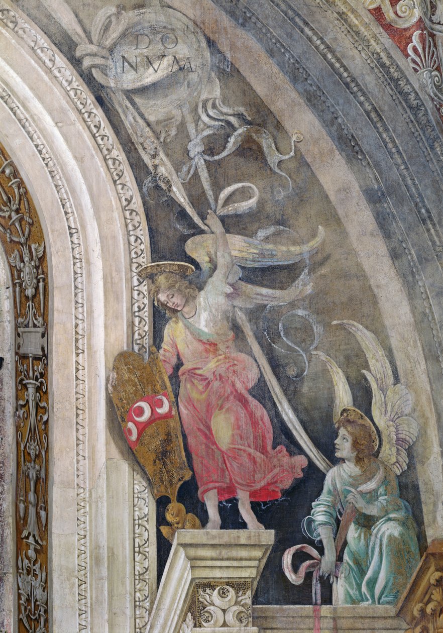 Two angels (detail) by Filippino Lippi