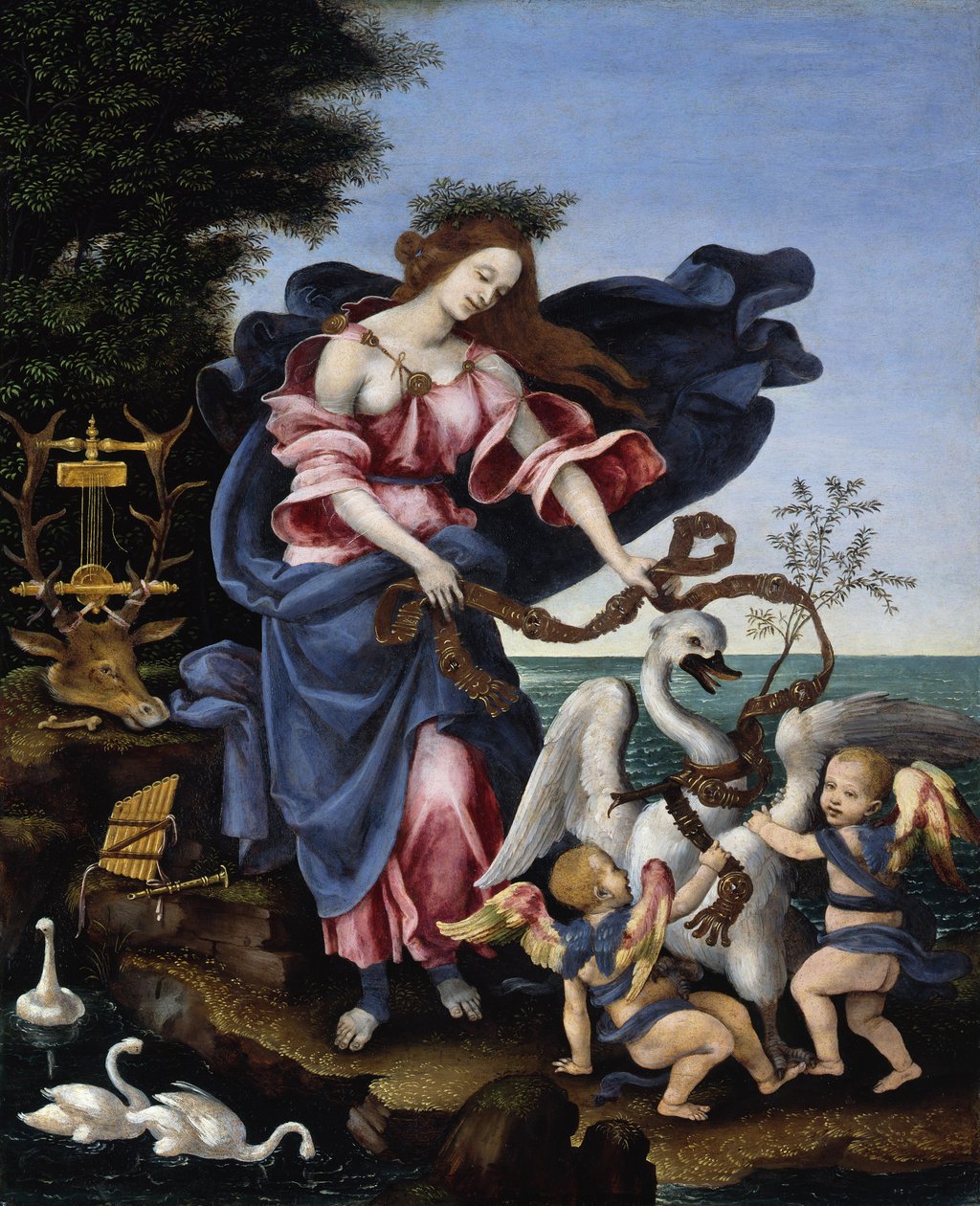 Allegory of Music (Erato) by Filippino Lippi